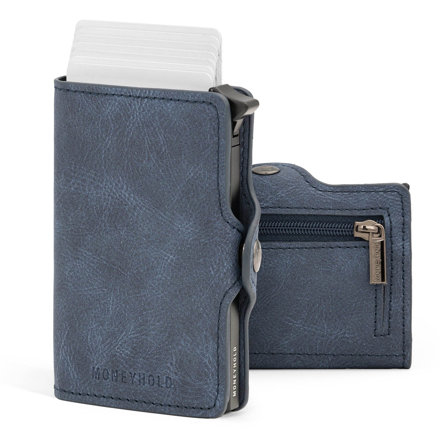 Porta Carte di Credito - Linea Smart - Carbon Nero/Nero